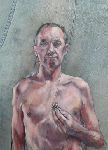 Self-Portrait with Tumour by Mark Hancock