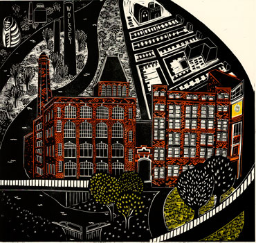 Abbey Mills and the Wolsey Building, 2012 by Sarah Kirby