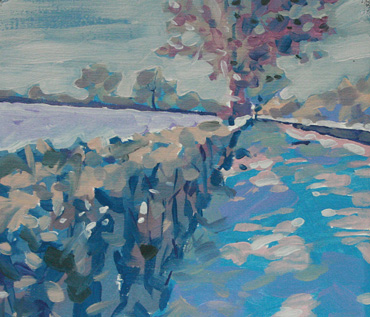 Winter Landscape Oil Painting Workshop - Jane French
