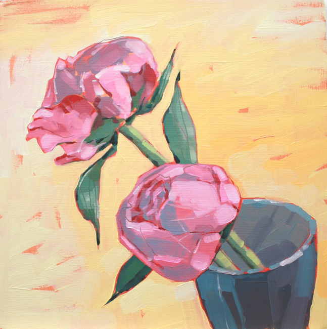 Thumbnail image of Jane French, 'Pink Peonies', [framed] - Stars - Art Auction Evening