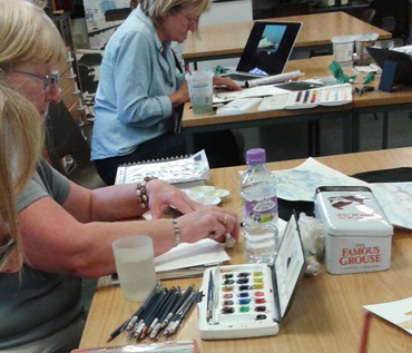Beginners Watercolours Class - Rita Sadler
