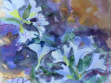 Thumbnail image of Lesley Brooks, 'Rhododendron study' - Inspired |  May