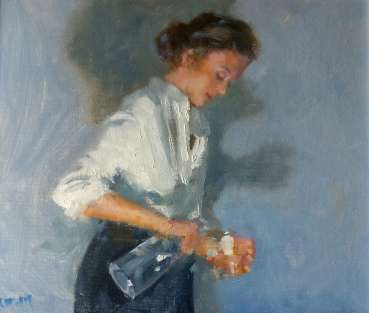 Thumbnail image of 47  | Graham Lacey | Woman with Water Flask - LSA Annual Exhibition 2021 | Catalogue D - L