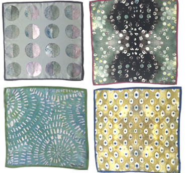 Vivienne Cawson - silk pocket squares