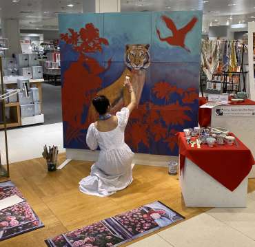 Thumbnail image of Day 2 - The tiger gets its coat - Happy Spring Festival with John Lewis and The Peony Girl