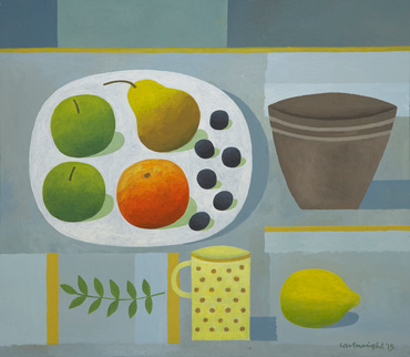 Thumbnail image of Grey Still Life with Fruit by Reg Cartwright