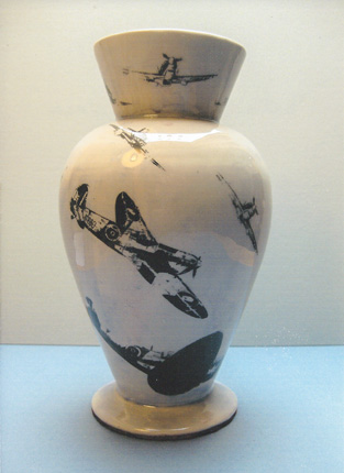 Battle of Britain Vase by Roderick Hill