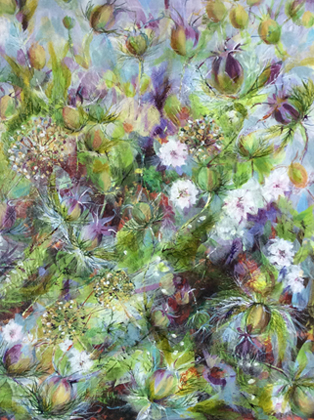 Thumbnail image of White Nigella and Allium Seedheads by Toni Northcott