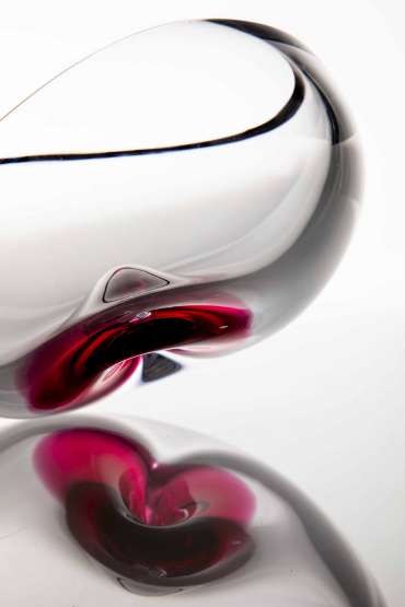 Red Sculptural Element by Angie Packer