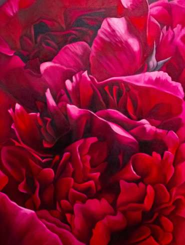 Crimson Flora by Chloe Jean Brown