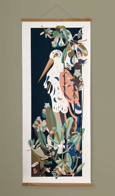 Giant White Stork by Georgia Wilkinson
