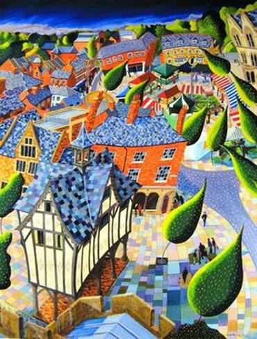 Old Grammar School and Farmer's Market, Market Harborough by Mikki Longley