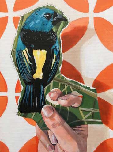 Bird in the Hand IV by Ro Williams
