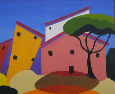 Tuscan Farmhouse by Roger Whiteway