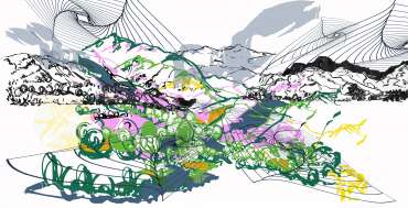 Remembered Landscapes 1 by Sue Clegg