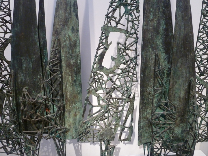 closeup of sculpture by John Sydney Carter