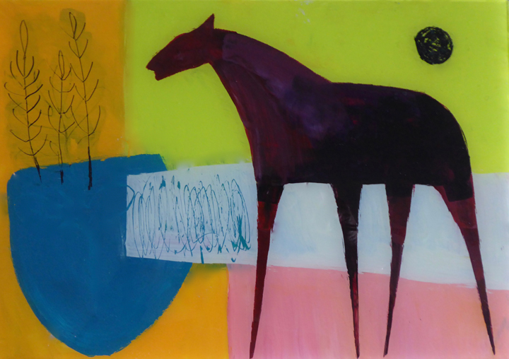 Henrietta Corbett, Horse with Pink Field
