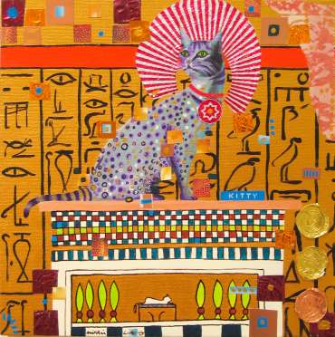 Thumbnail image of Mikki Longley, 'O Wondrous Cat' - Project 2006 - New Art inspired by the Ancient Egyptian Collection