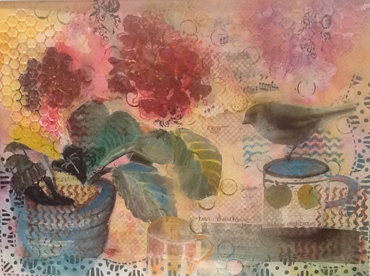Painting by Lyn Armitage