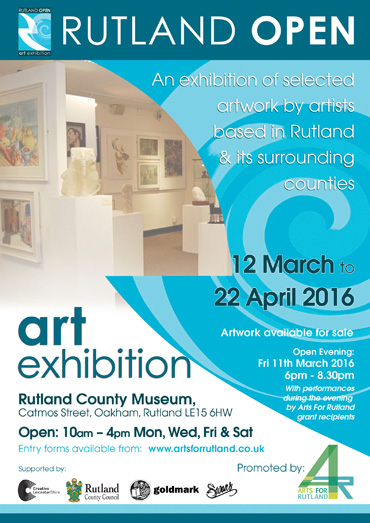 Rutland Open Art Exhibition poster (detail)