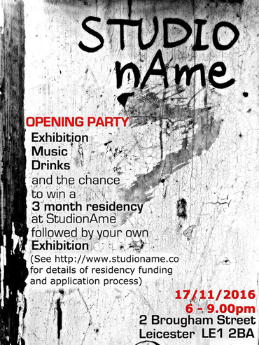 Studioname poster