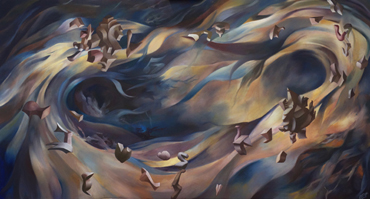 Thumbnail image of Holly Kerslake, 'We Can Get Along', oil on canvas - LSA Student Award 2017 Runner Up - LSA Annual Exhibition 2017 Prize Winners