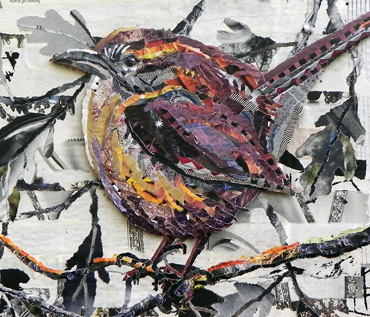 Jazzy Wren - Ripped Paper Workshop With Danielle Vaughan
