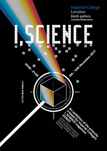 I, Science magazine exhibition poster