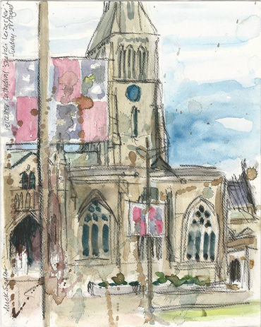 Painting by Mick Sadler