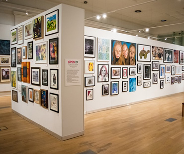 Photograph of the Open Exhibition Leicester