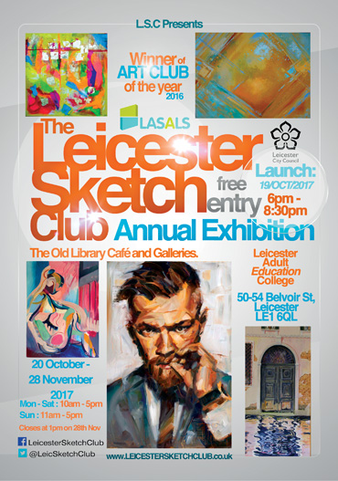 Leicester Sketch Club poster