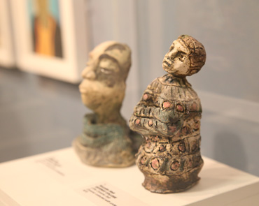 Thumbnail image of Nooridin Abdi, Gateway College, 'Little Ceramic Self', ceramic coloured with underglazes - Little Selves - Student Prizes