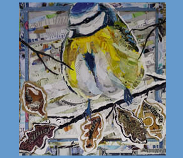 Birds & Flowers Collage Workshop - Danielle Vaughan