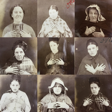 Photograps of 19th century female prisoners in Stafford Prison