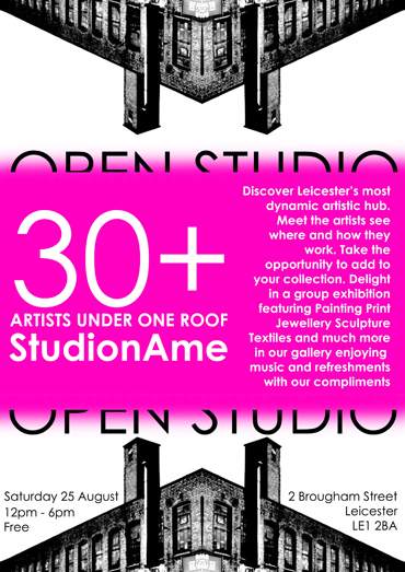 StudionAme open studio poster 2018