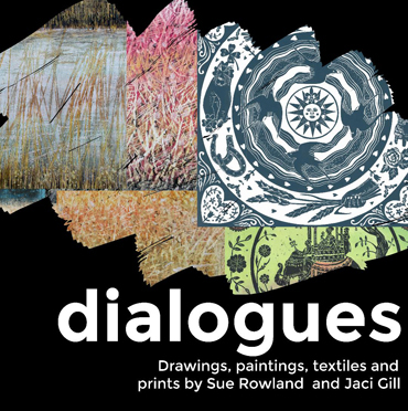 Poster for Dialogues exhibition 2018