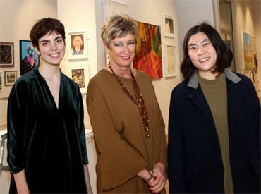 Student winners Alice Miller, Lis Naylor and Da Hyoung Choi
