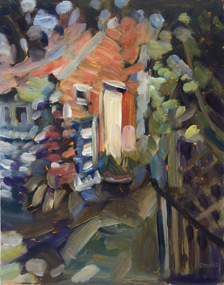 Painting by Lesley Brooks