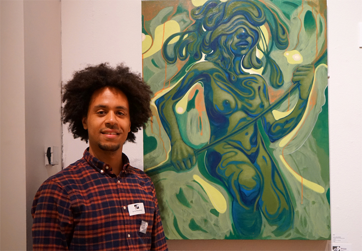 Award winning painter Jarvis Brookfield