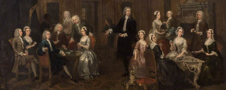William Hogarth, 'The Wollaston Family' (detail)