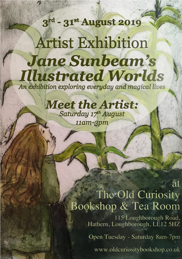 Jane Sunbeam's Illustrated Worlds poster