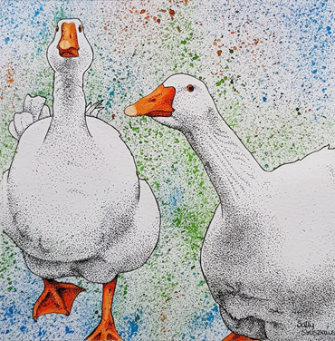 Thumbnail image of Sally Struszkowski,&nbsp;'Wait for Me' - Market Harborough Art Club Art Exhibition