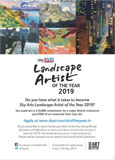 Sky Arts Landscape Artist of the Year flyer