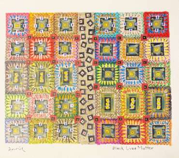 Thumbnail image of 49:&nbsp; Annie O'Connor, 'Renewal - Black Lives Matter series' - LSA Annual Exhibition 2020 | Artwork
