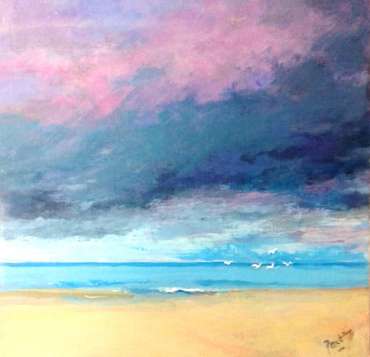 Thumbnail image of 51:  Irene Peutrill, 'A Light on the Horizon' - LSA Annual Exhibition 2020 | Artwork