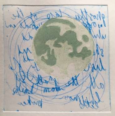 Thumbnail image of 45:&nbsp; Jo McChesney, 'Green Moon' - LSA Annual Exhibition 2020 | Artwork