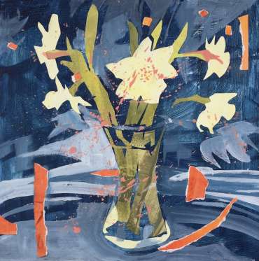 Thumbnail image of 06:&nbsp; Margaret Chapman, 'Lockdown Daffodils' - LSA Annual Exhibition 2020 | Artwork