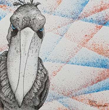 Thumbnail image of 68: Sally Struszkowski, 'Portrait of a Shoebill' - LSA Annual Exhibition 2020 | Artwork