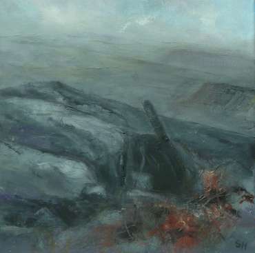 Thumbnail image of 26:  Suzanne Harry, 'Towards Carl Walk, Peak District' - Diptygh - Left Panel - LSA Annual Exhibition 2020 | Artwork
