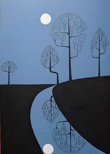 Thumbnail image of Stuart Hill, 'Moon's Bright Reflection' - Inspired |  May